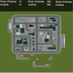 Top Down Taxi Car Game