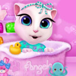 Baby Angela Bathing Time