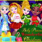 Baby Princesses Christmas: Dress Up Game