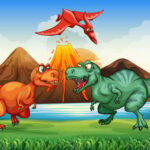 Colorful Dinosaurs Match 3