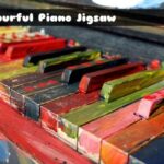 Colourful Piano Jigsaw