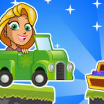 Princess Rapunzel Car Racing Adventure