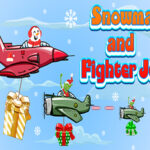 Snowma and Fighter Jet