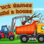 Truck games – build a house